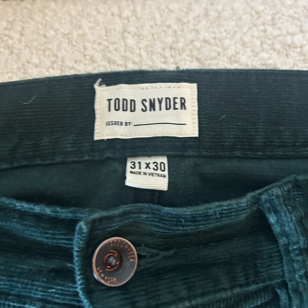 Todd Snyder slim fit corduroy pants - Picture 3 of 3